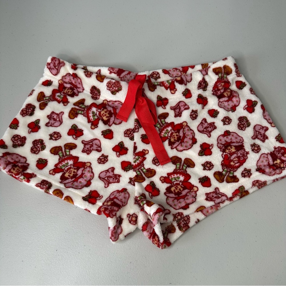 Strawberry Shortcake Pajama Shorts‎ Girls Juniors 2XL